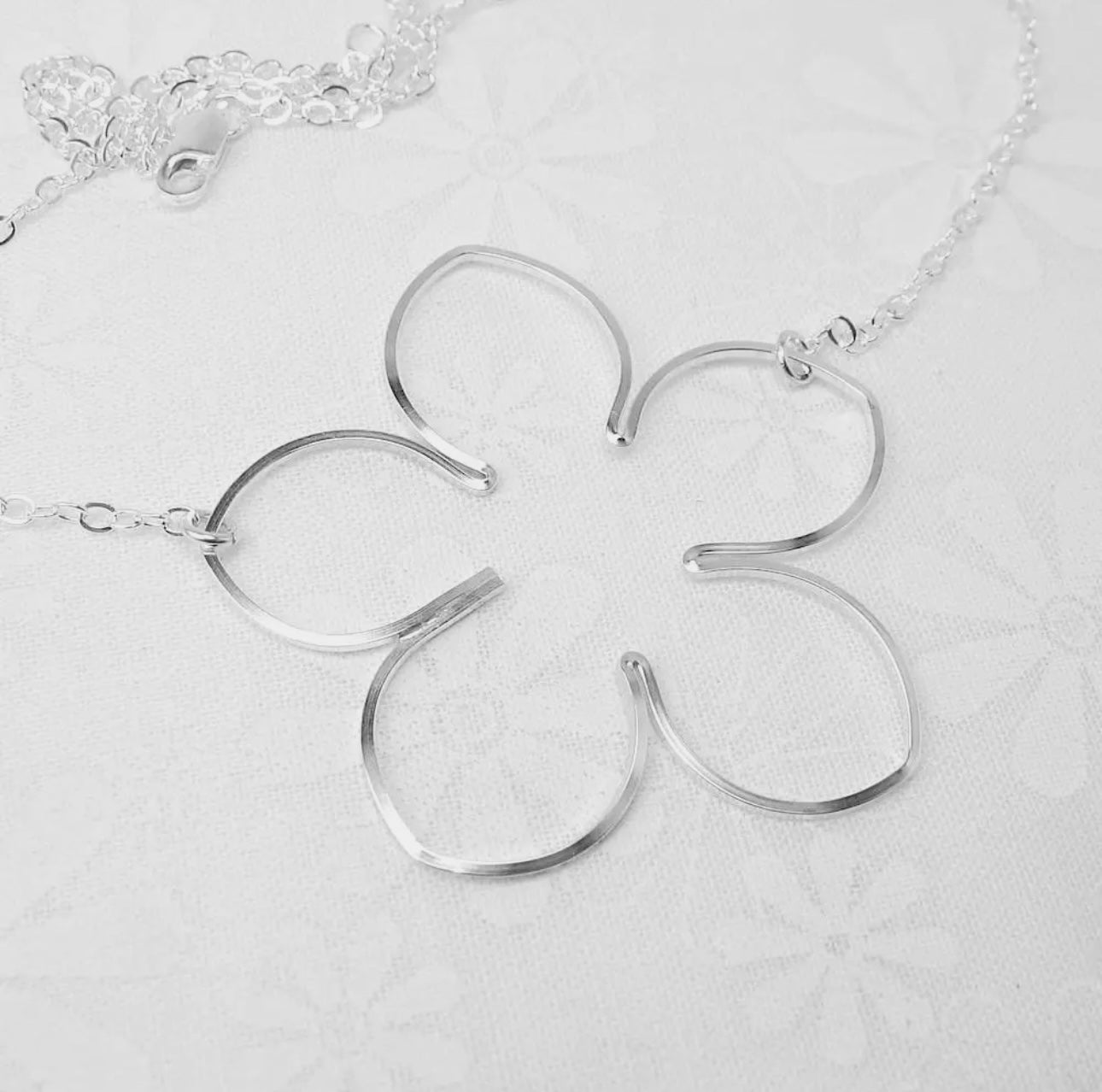 Jasmine Necklace - Silver