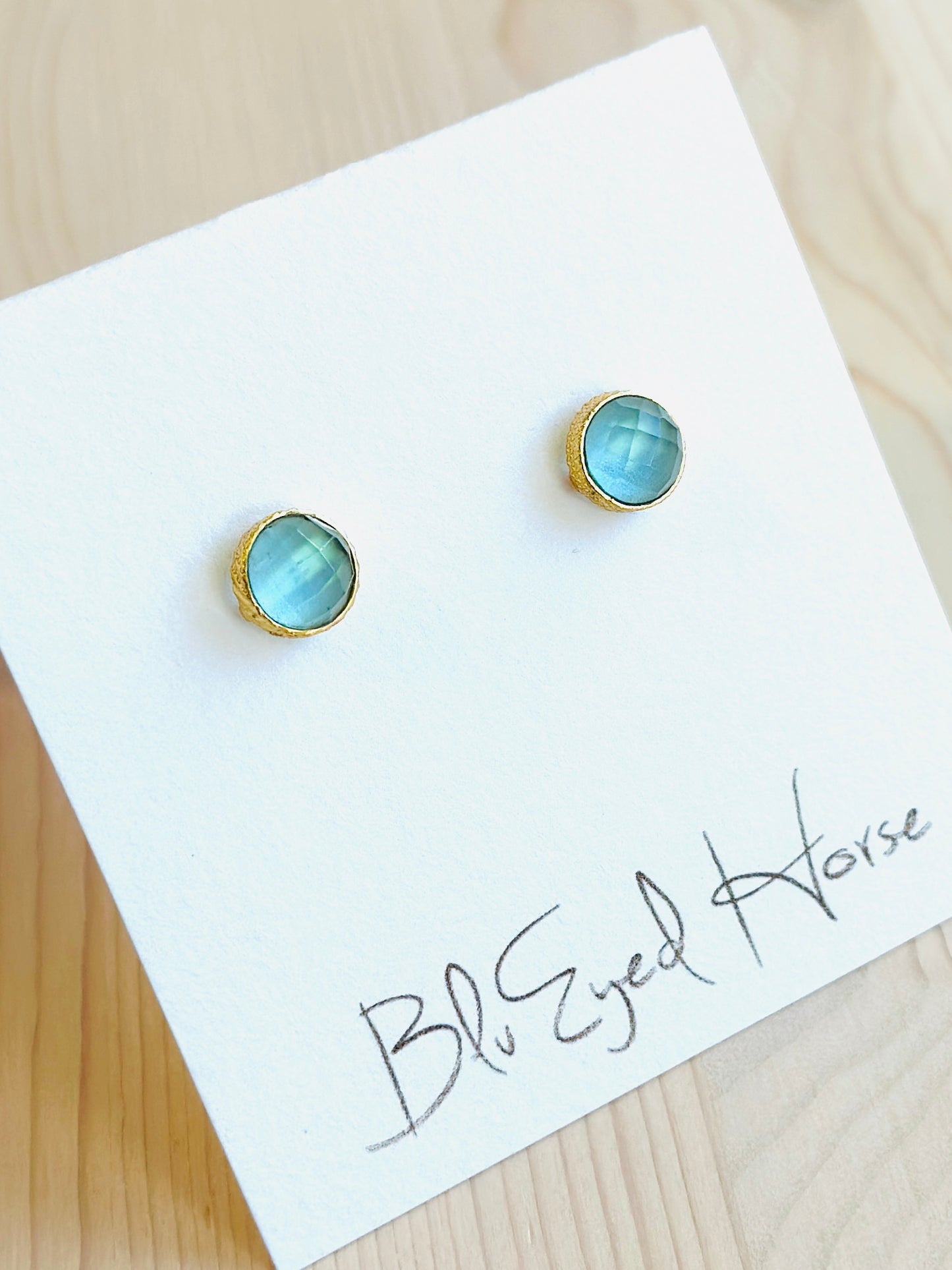 Sky Blue Topaz Earrings