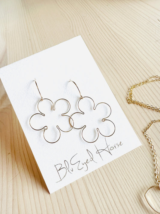 Jasmine Earrings - Gold