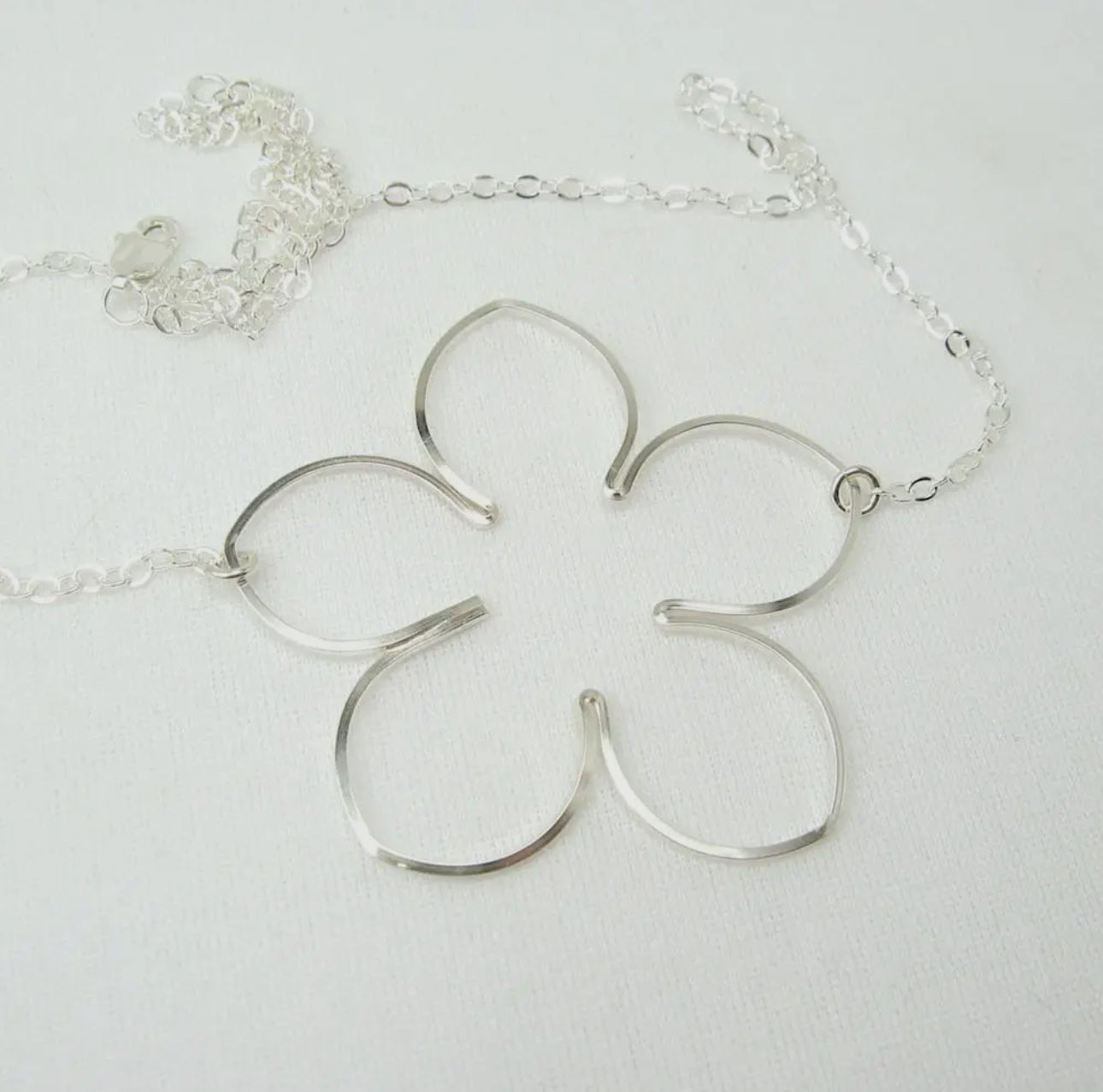 Jasmine Necklace - Silver