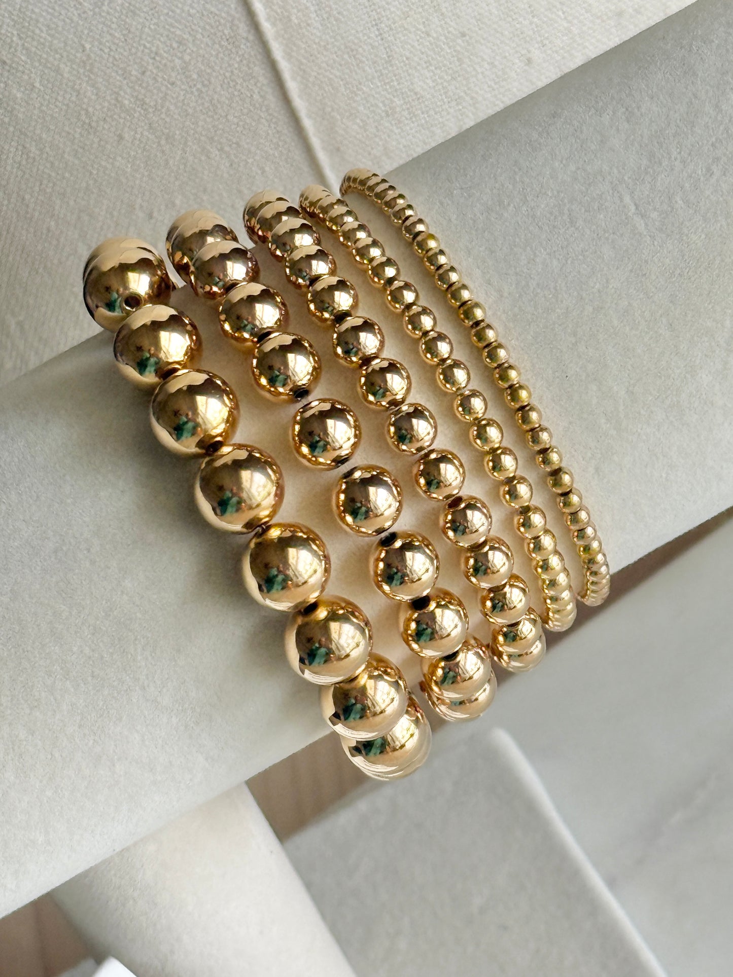Gold Beaded Bracelets