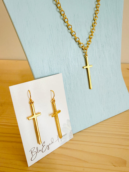 Slim Cross Necklace