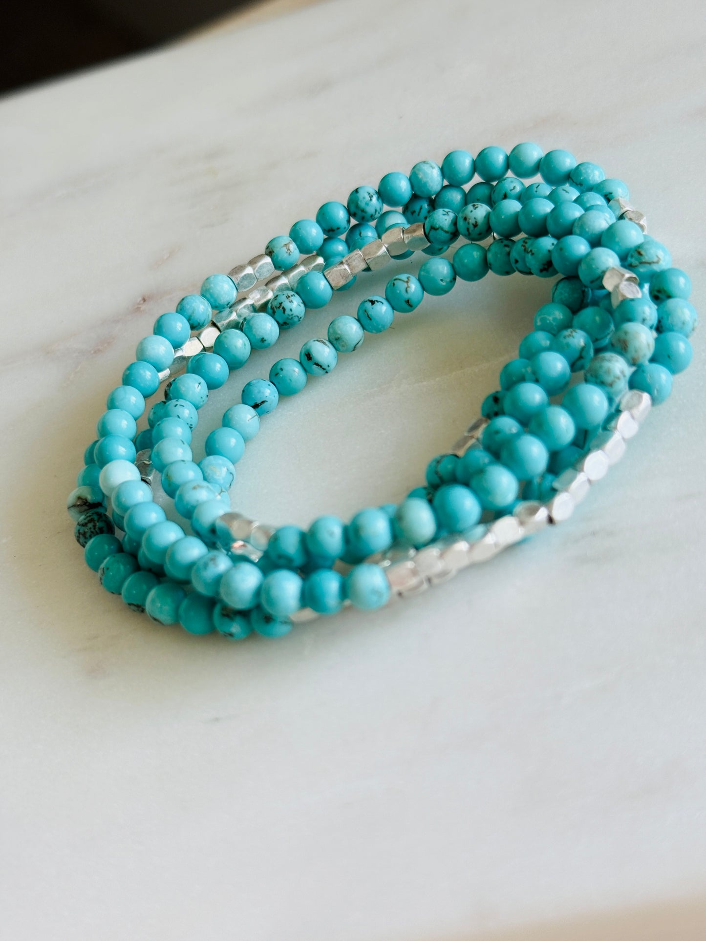 Natural Stone Wrap Bracelet