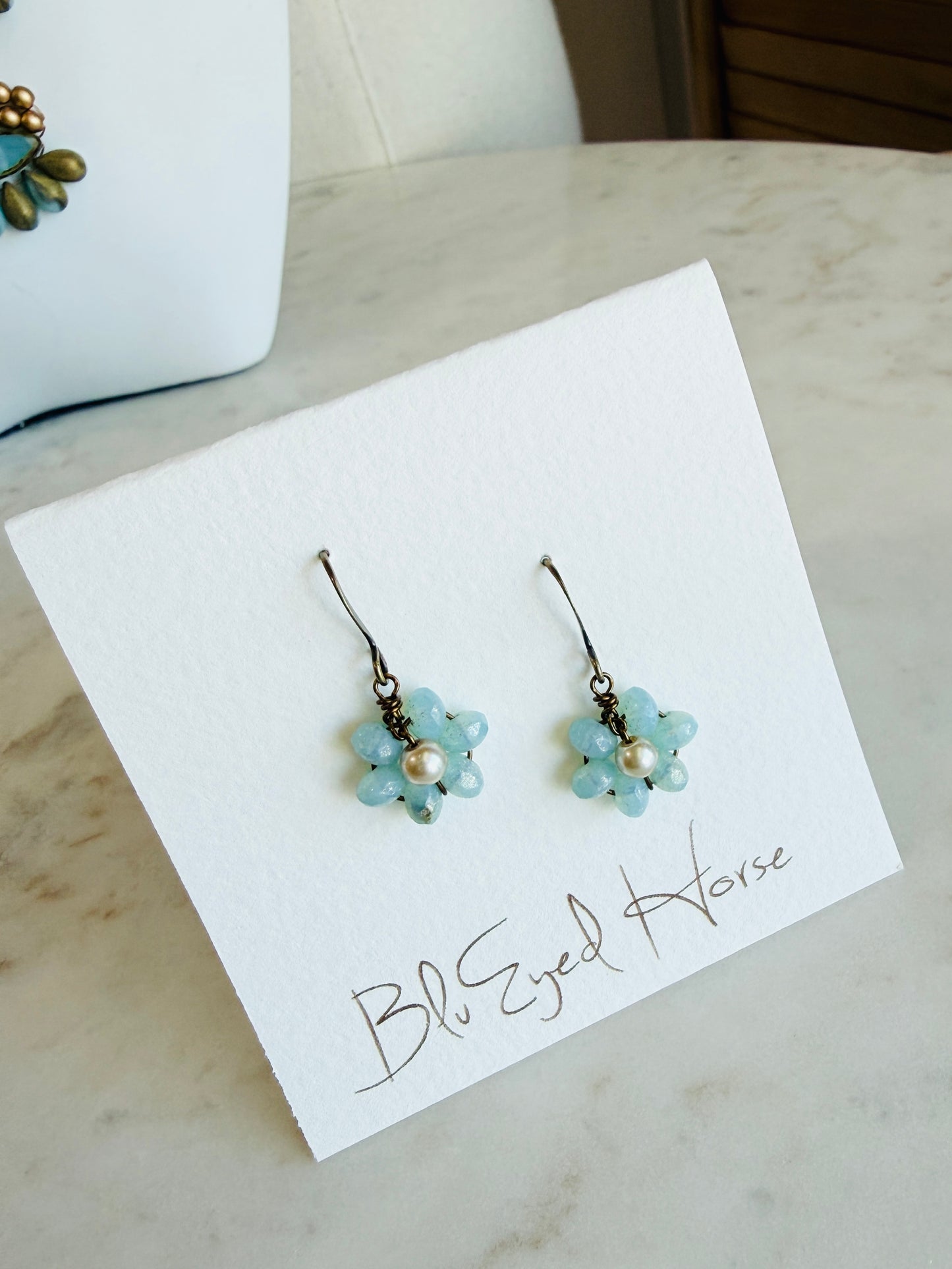 Luma Earrings - Sky