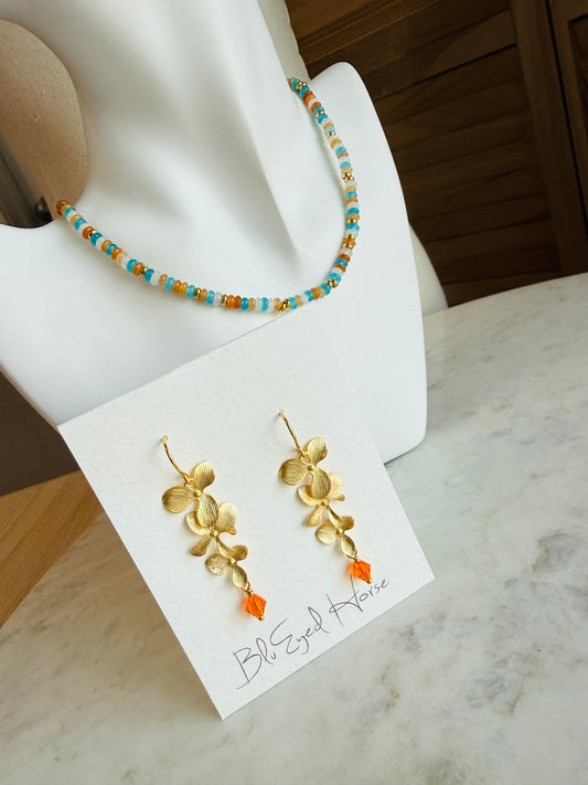 Saffron Earrings