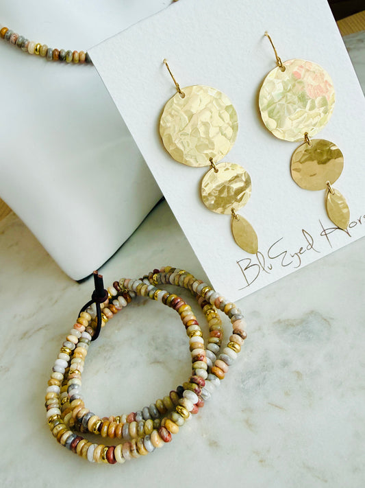 Crazy Agate Bracelet Set