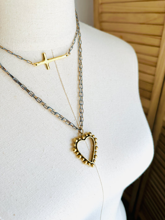 Open Heart Necklace