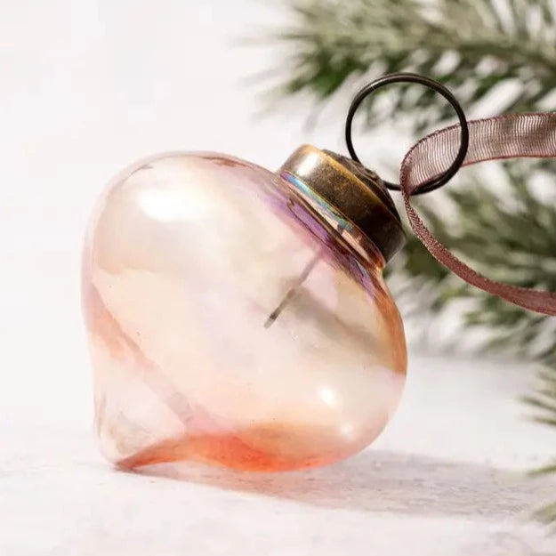 Rose Luster Lantern 3"