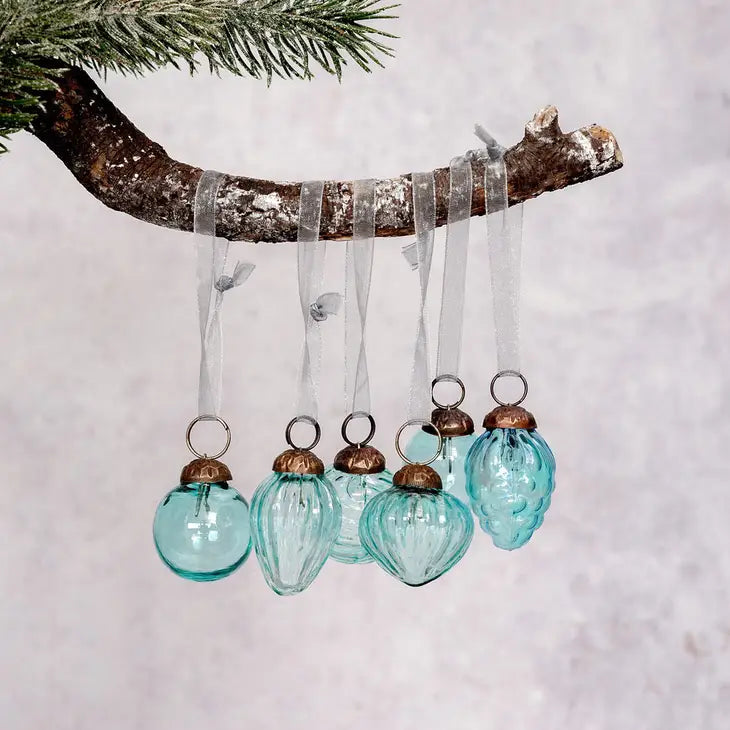Mint Luster Bauble Set