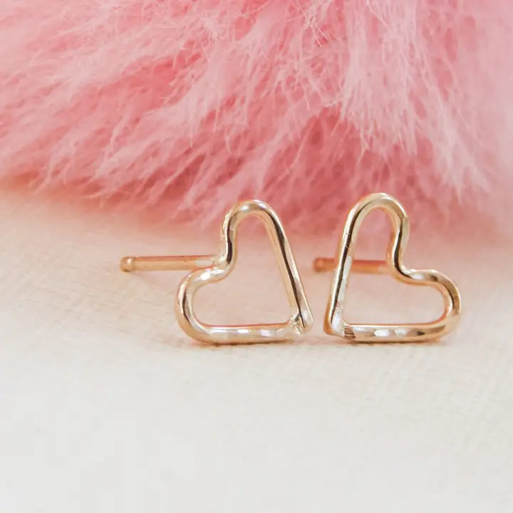 Heart Post Earrings