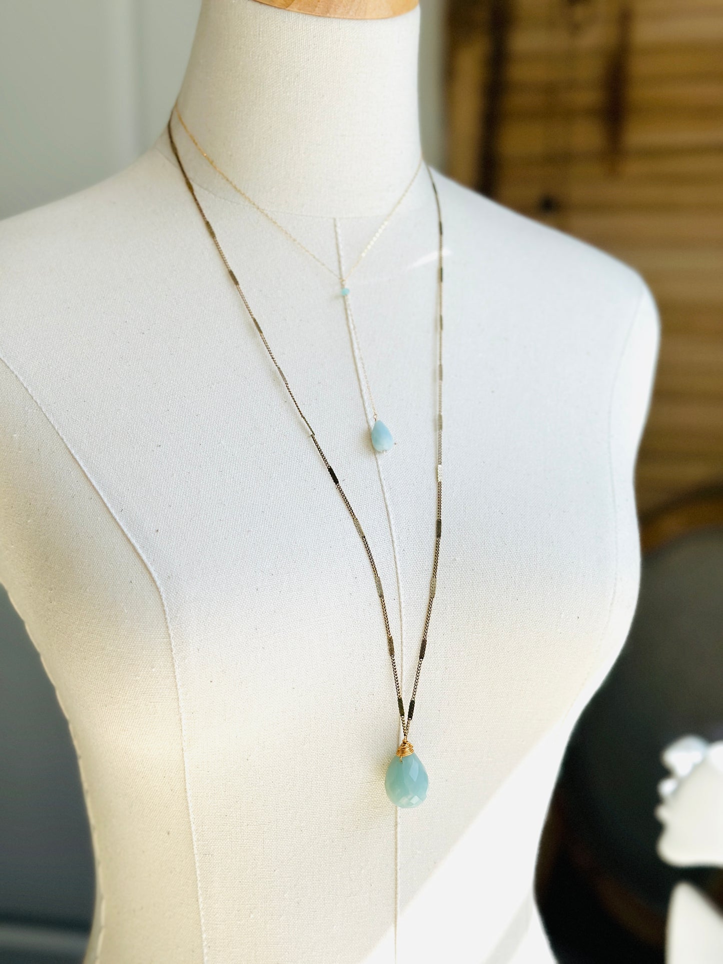 Zara Necklace - Amazonite