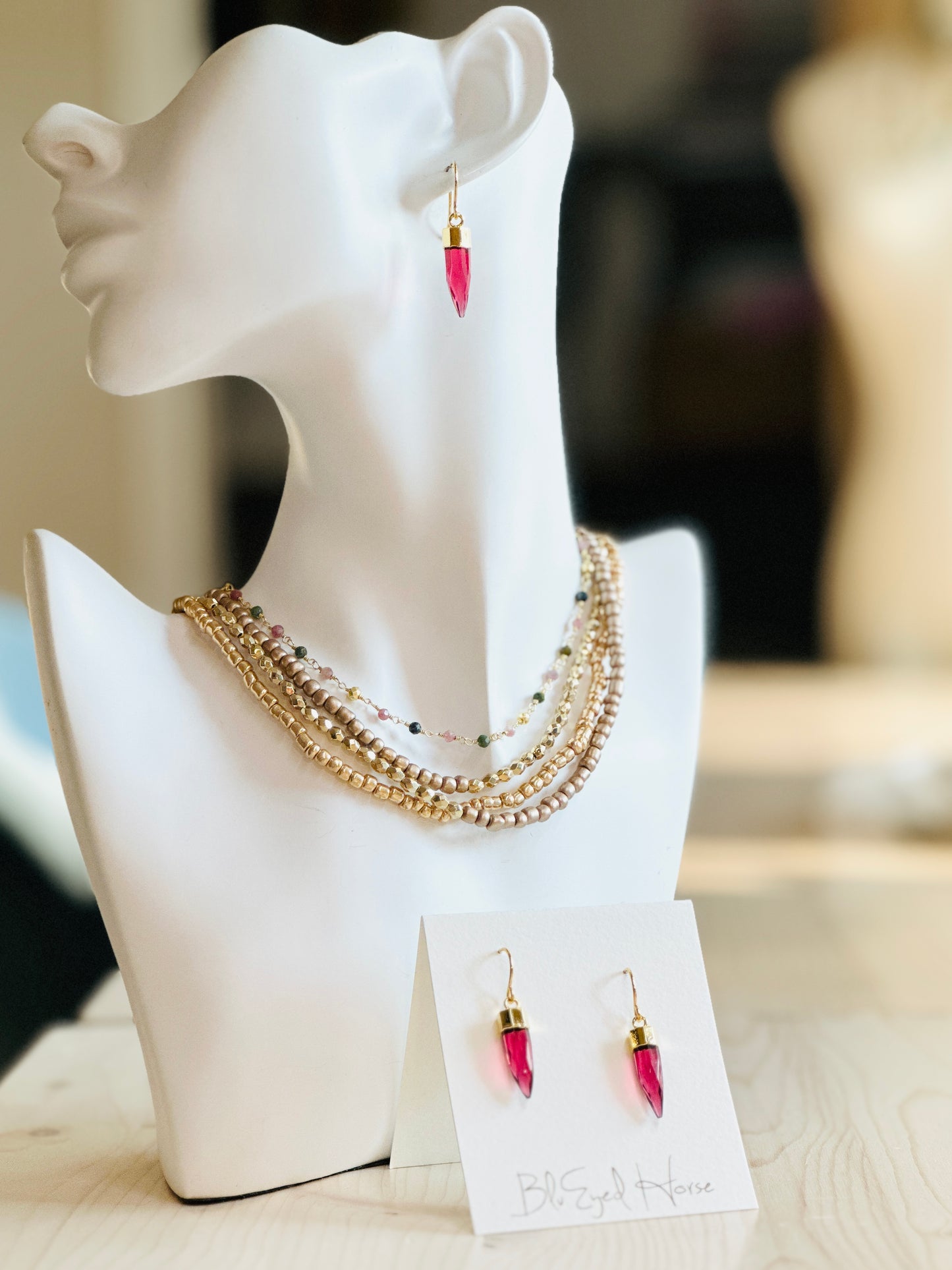 Pink Tourmaline Points