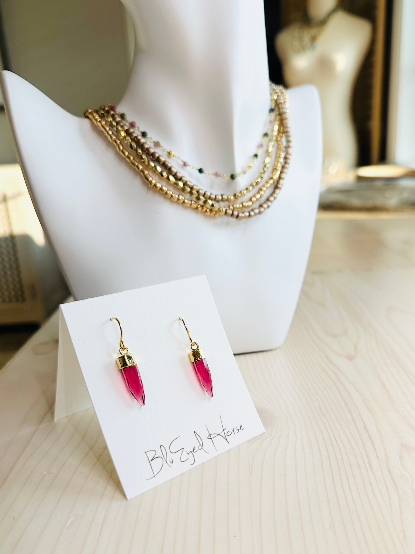 Pink Tourmaline Points