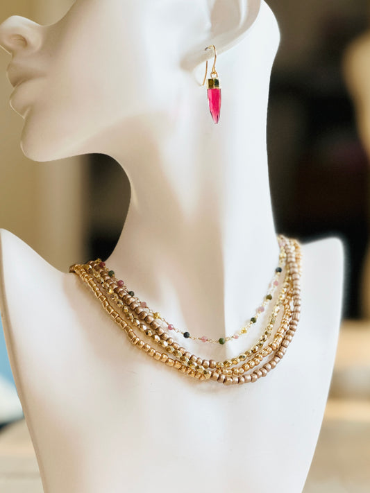 Pink Tourmaline Points