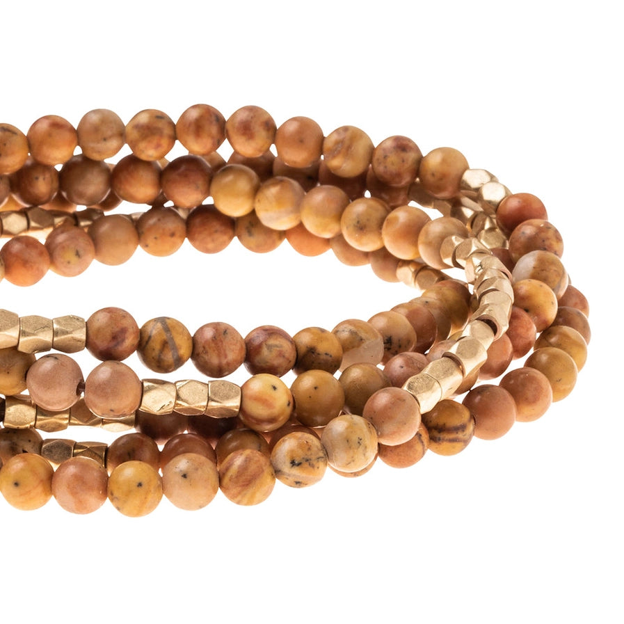 Natural Stone Wrap Bracelet