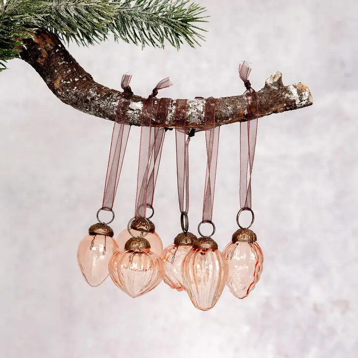 Rose Luster Bauble Set