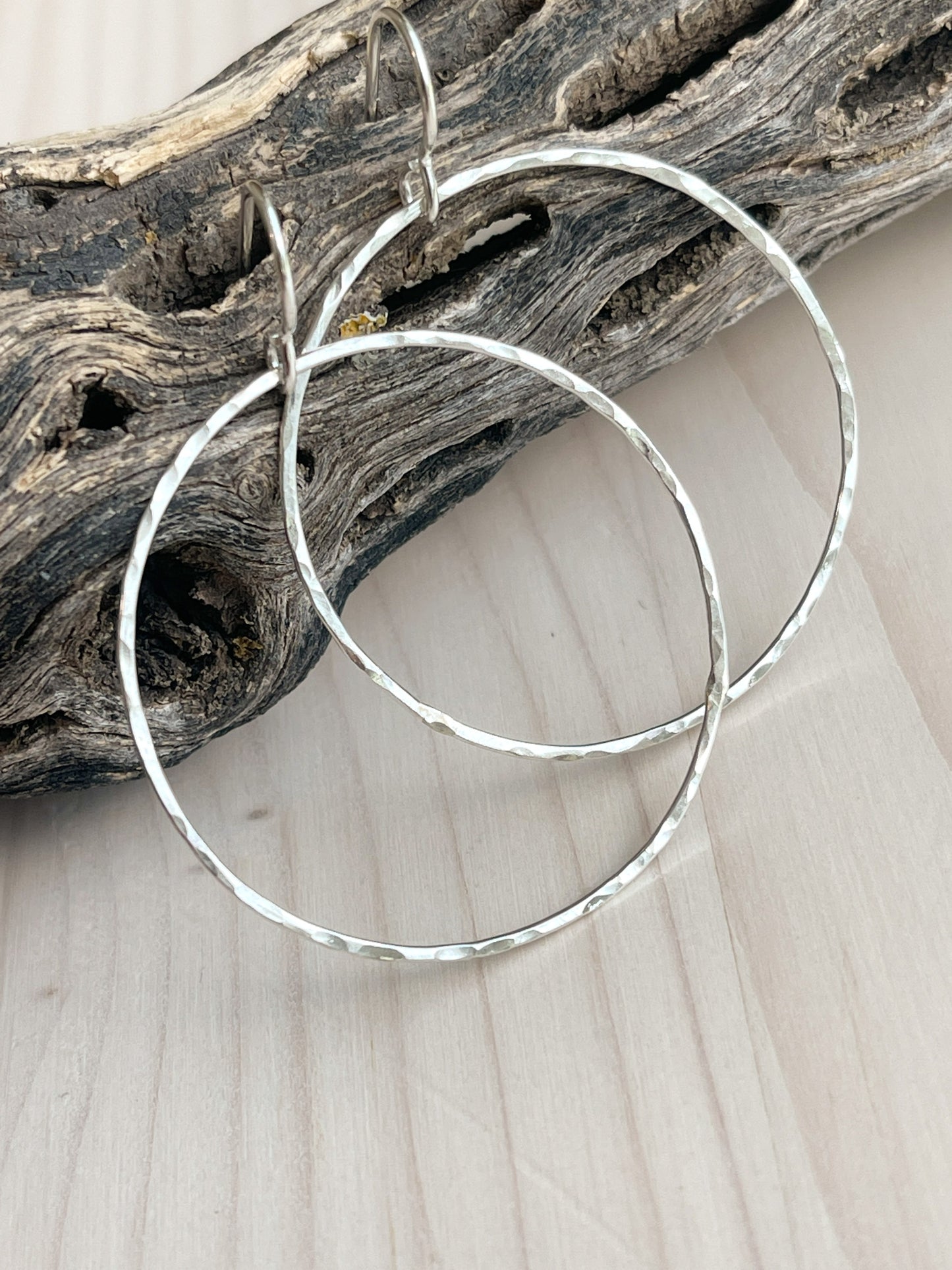 Silver Halo Earrings