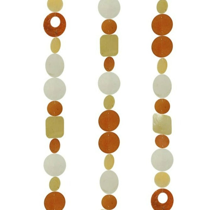 Ginger Capiz shell strands