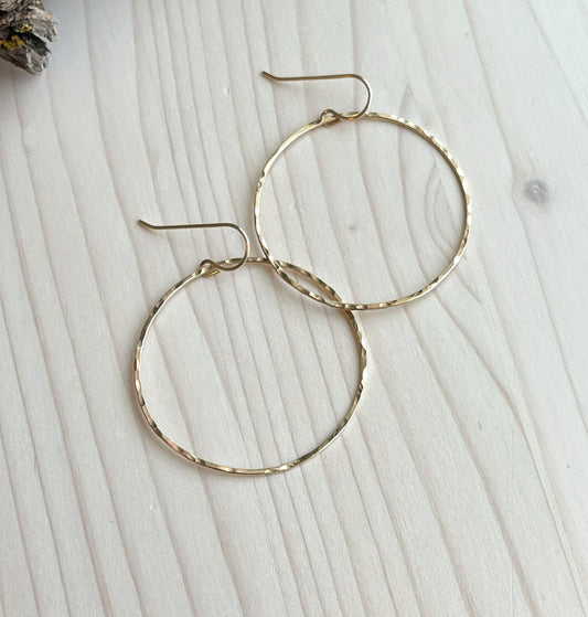 Gold Halo Earrings