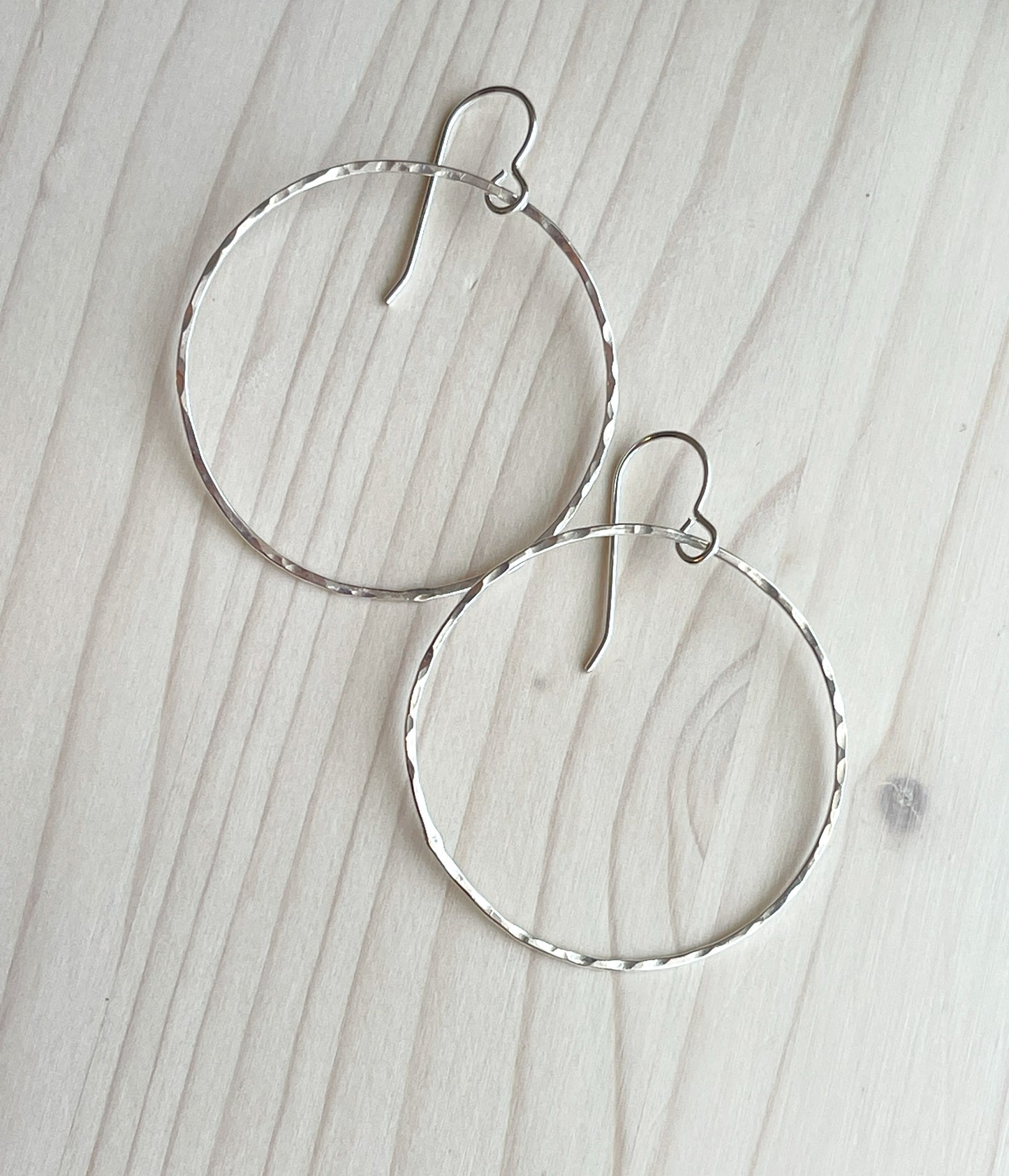 Silver Halo Earrings