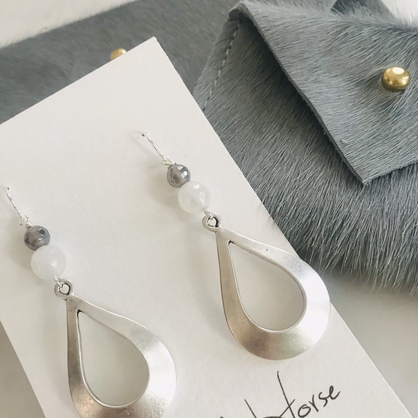 Ice Water Drop Earrings