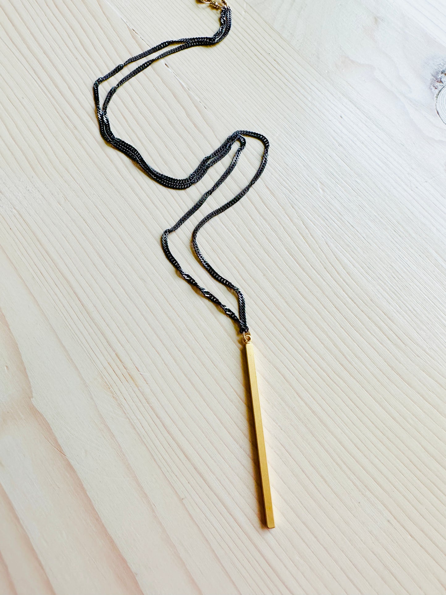 Gold Bar Necklace