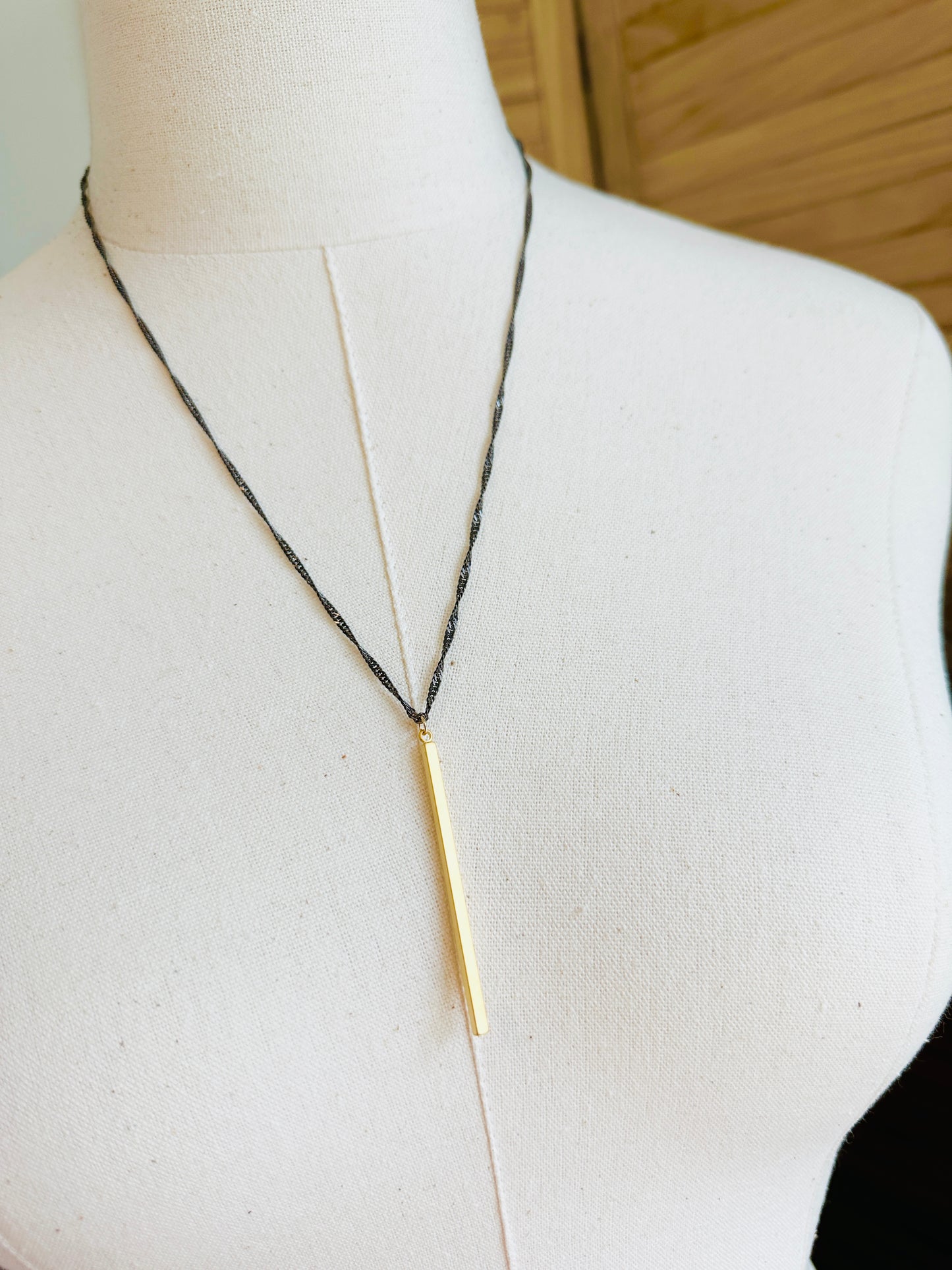 Gold Bar Necklace