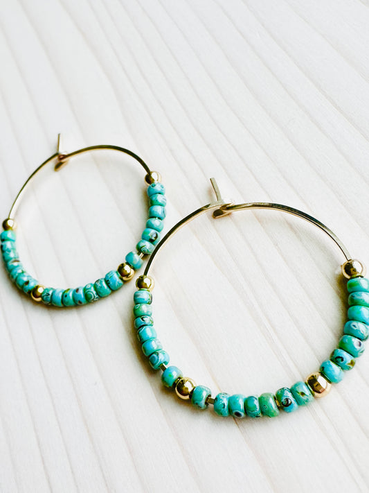 Cyan Earrings
