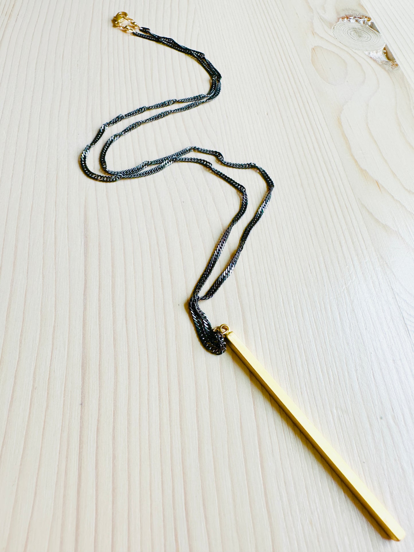 Gold Bar Necklace