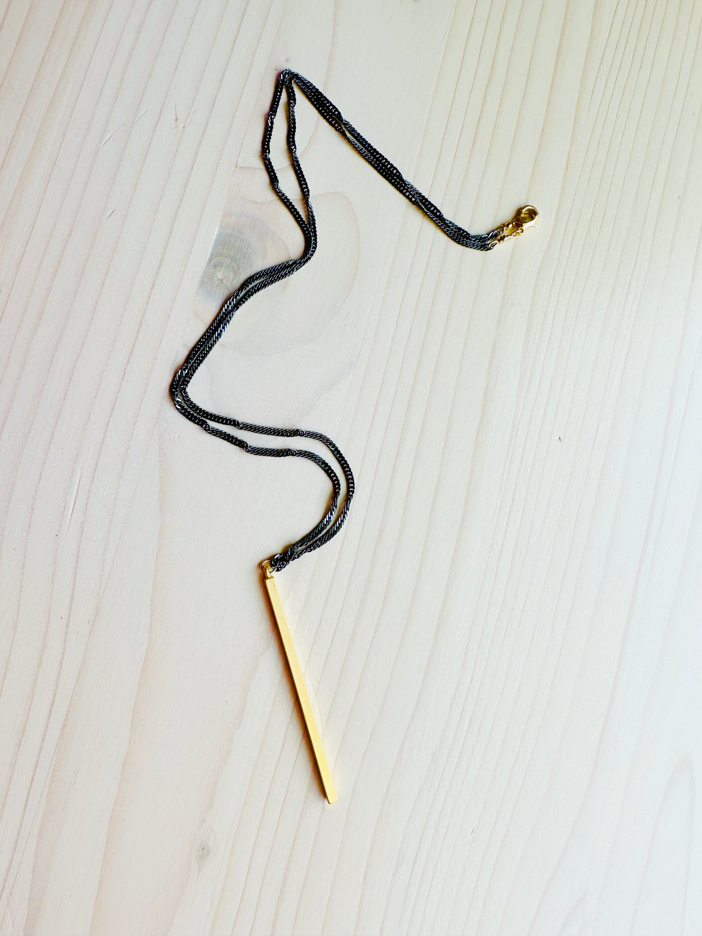 Gold Bar Necklace