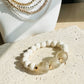 Acadia Bracelet - Gray & Cream