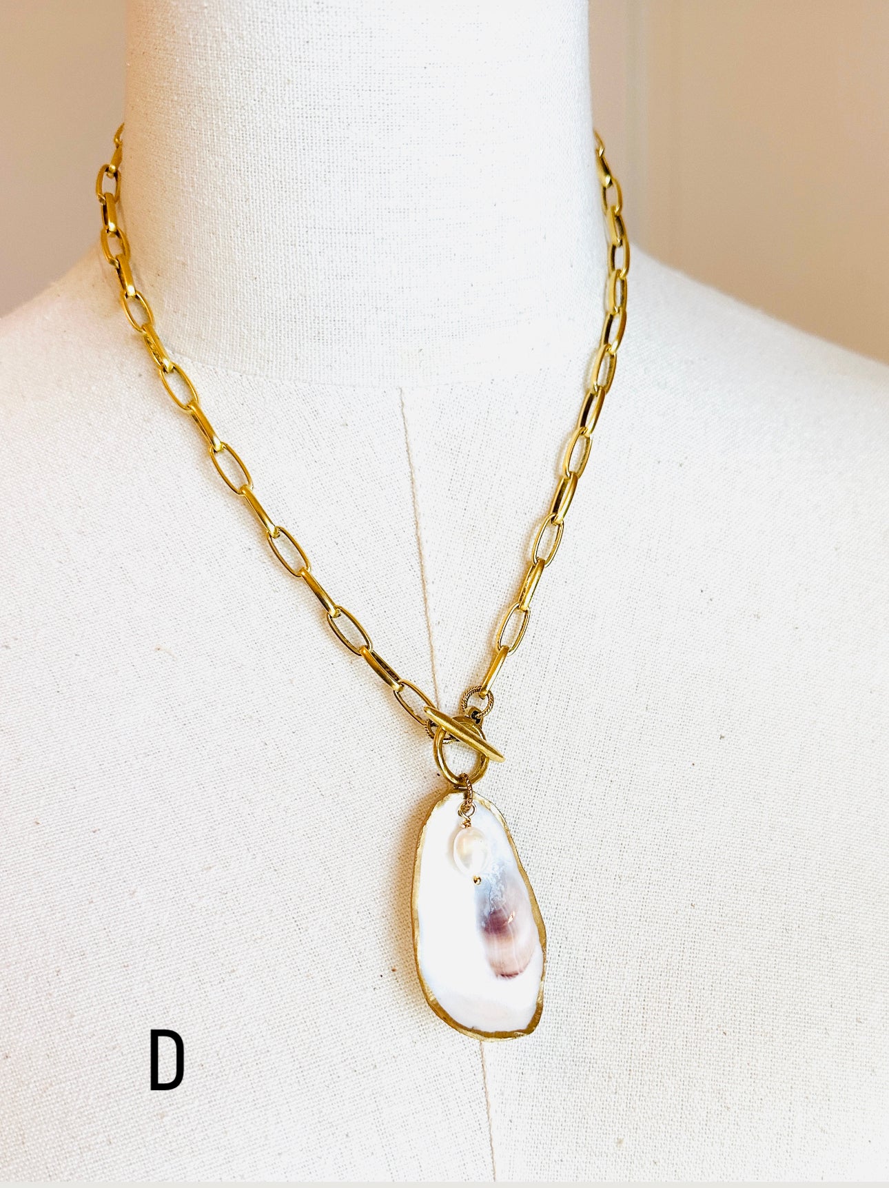 Charleston Oyster Shell Necklaces