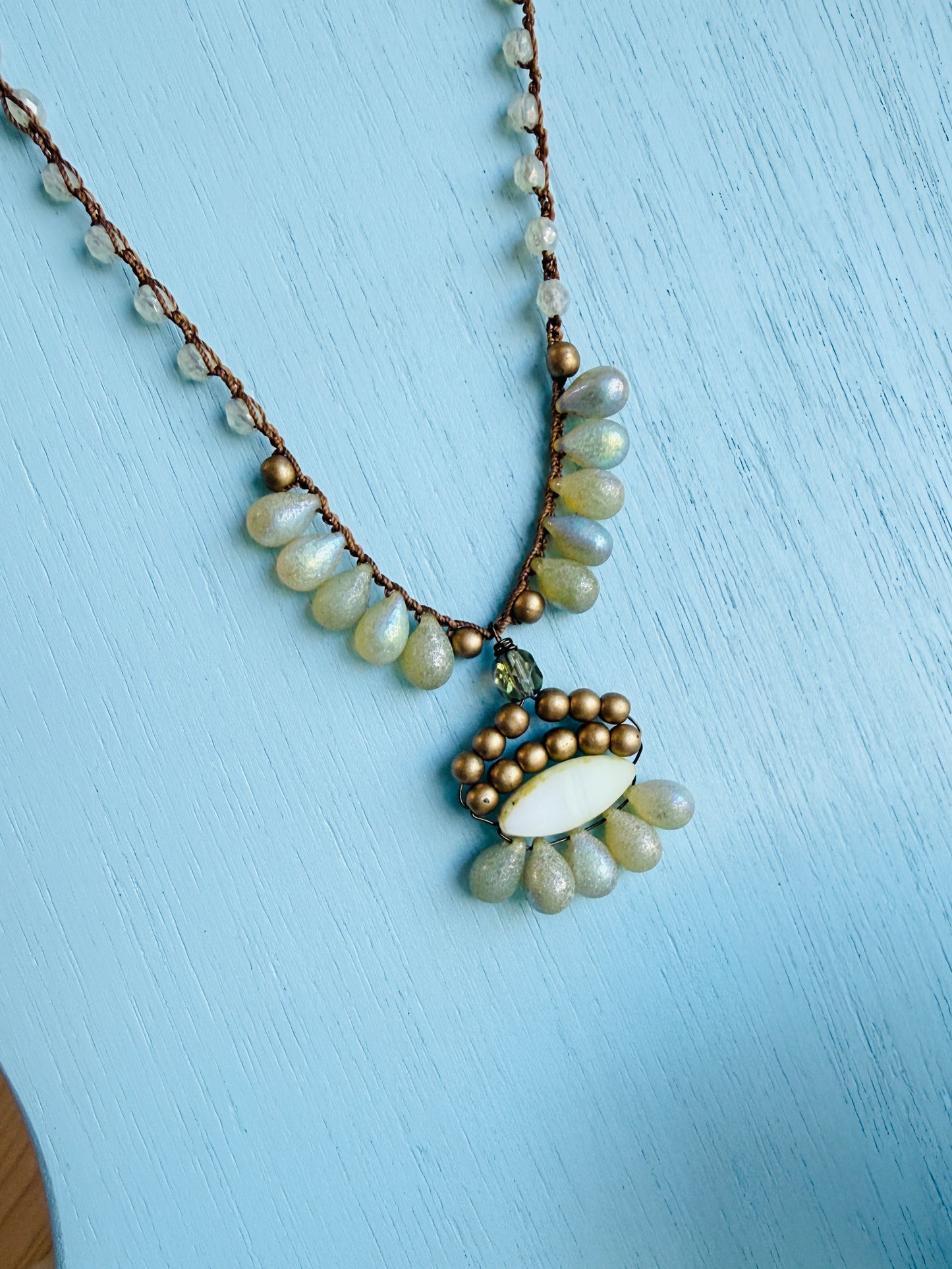 Selah Necklace - Cream