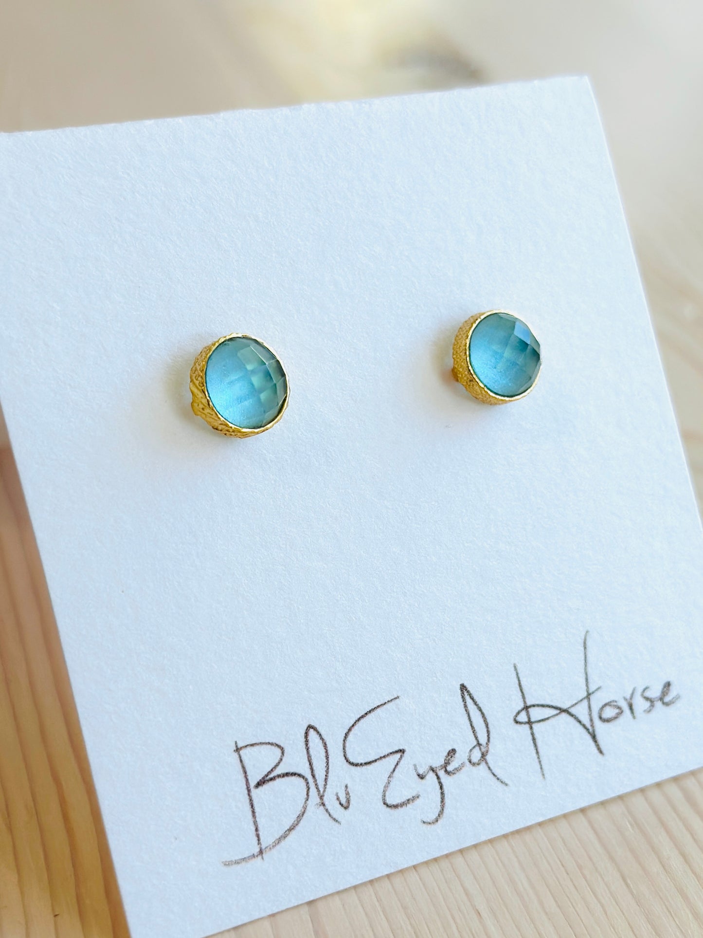 Sky Blue Topaz Earrings