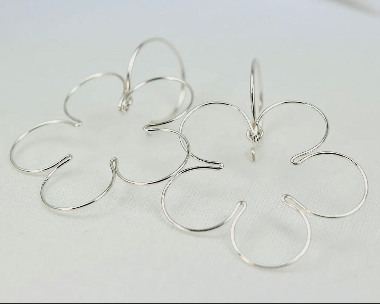 Jasmine Earrings - Silver