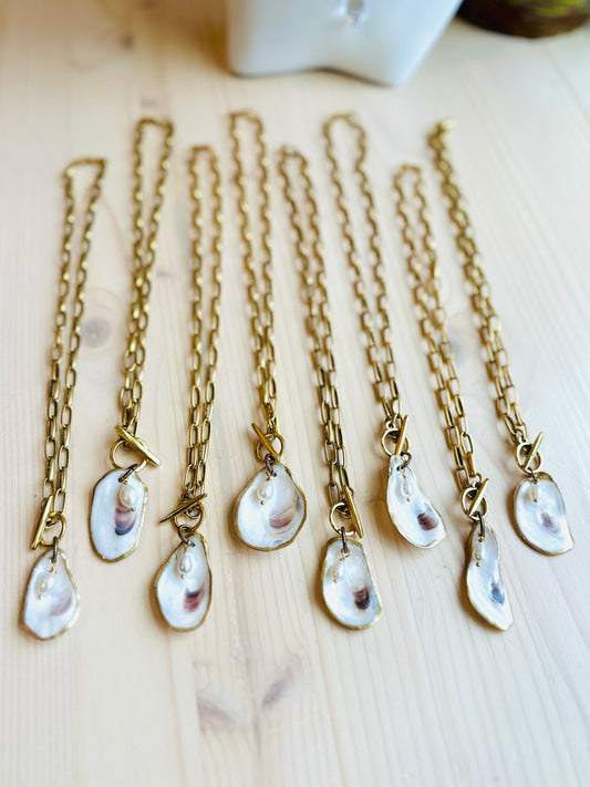Charleston Oyster Shell Necklaces