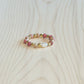 Gemstone & Pearl Stretch Ring