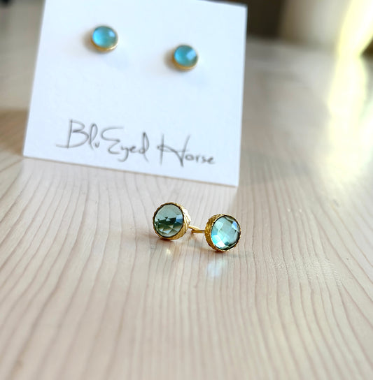 Sky Blue Topaz Earrings