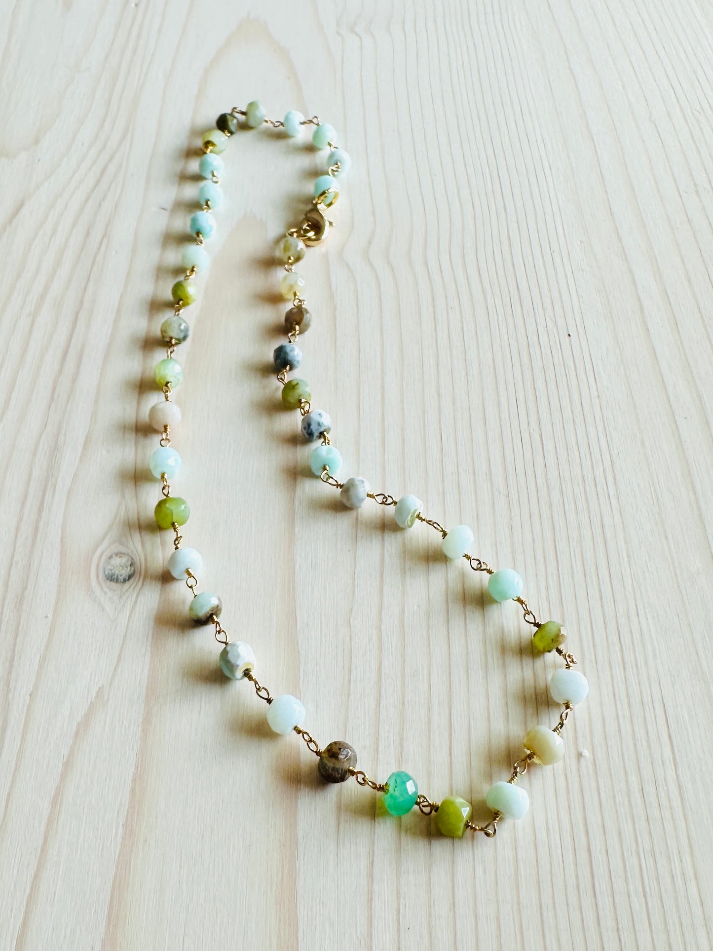 Peruvian Opal Choker