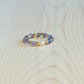 Gemstone & Pearl Stretch Ring