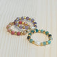Gemstone & Pearl Stretch Ring