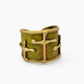 Green Cross Patina Ring