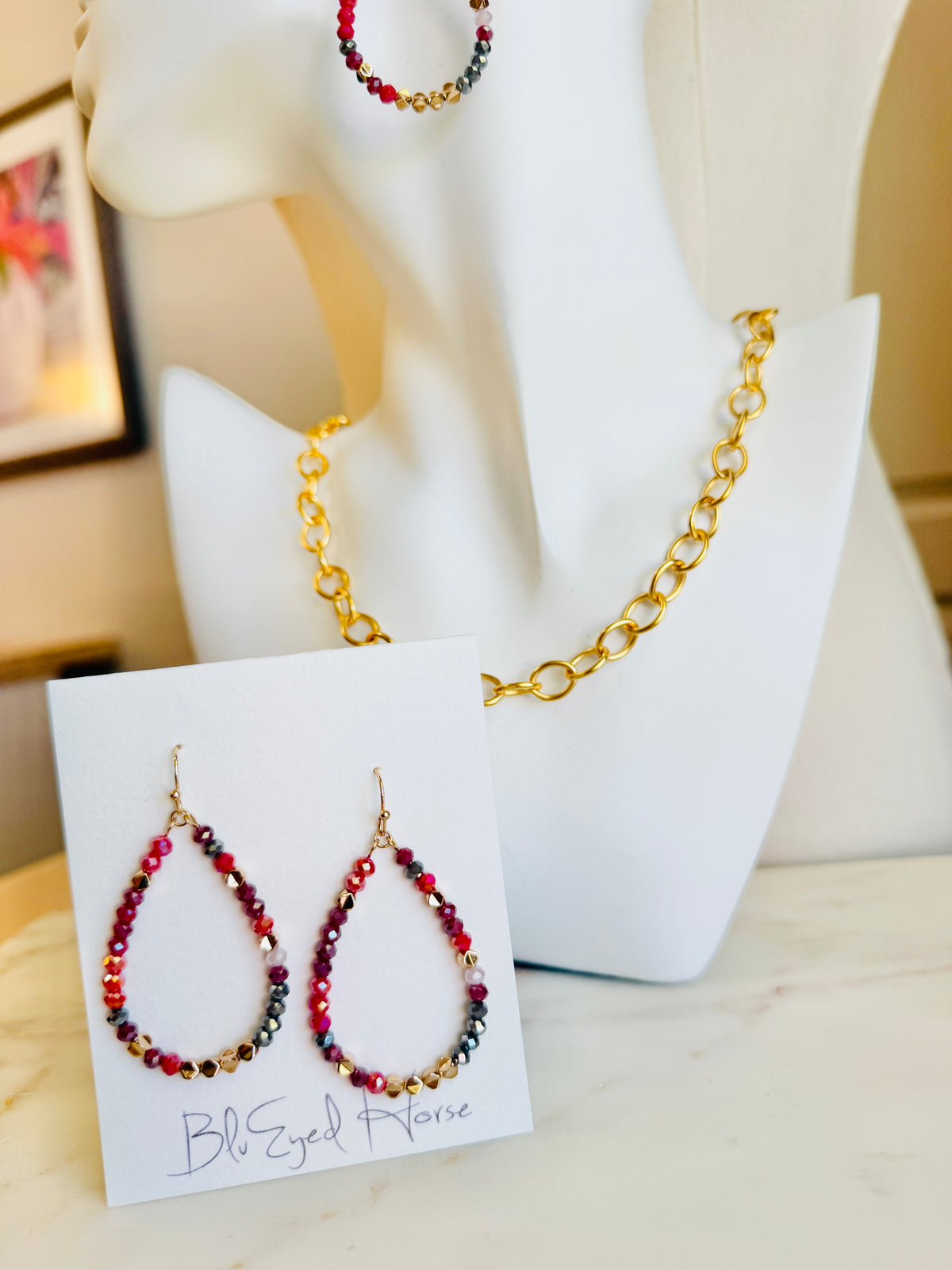 Cranberry Earrings