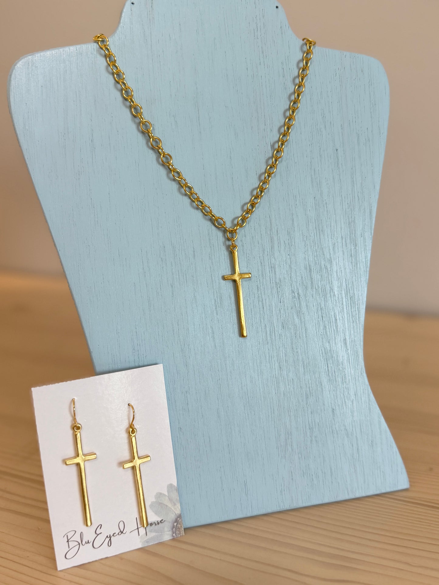 Slim Cross Necklace