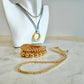 Gold Beaded Choker