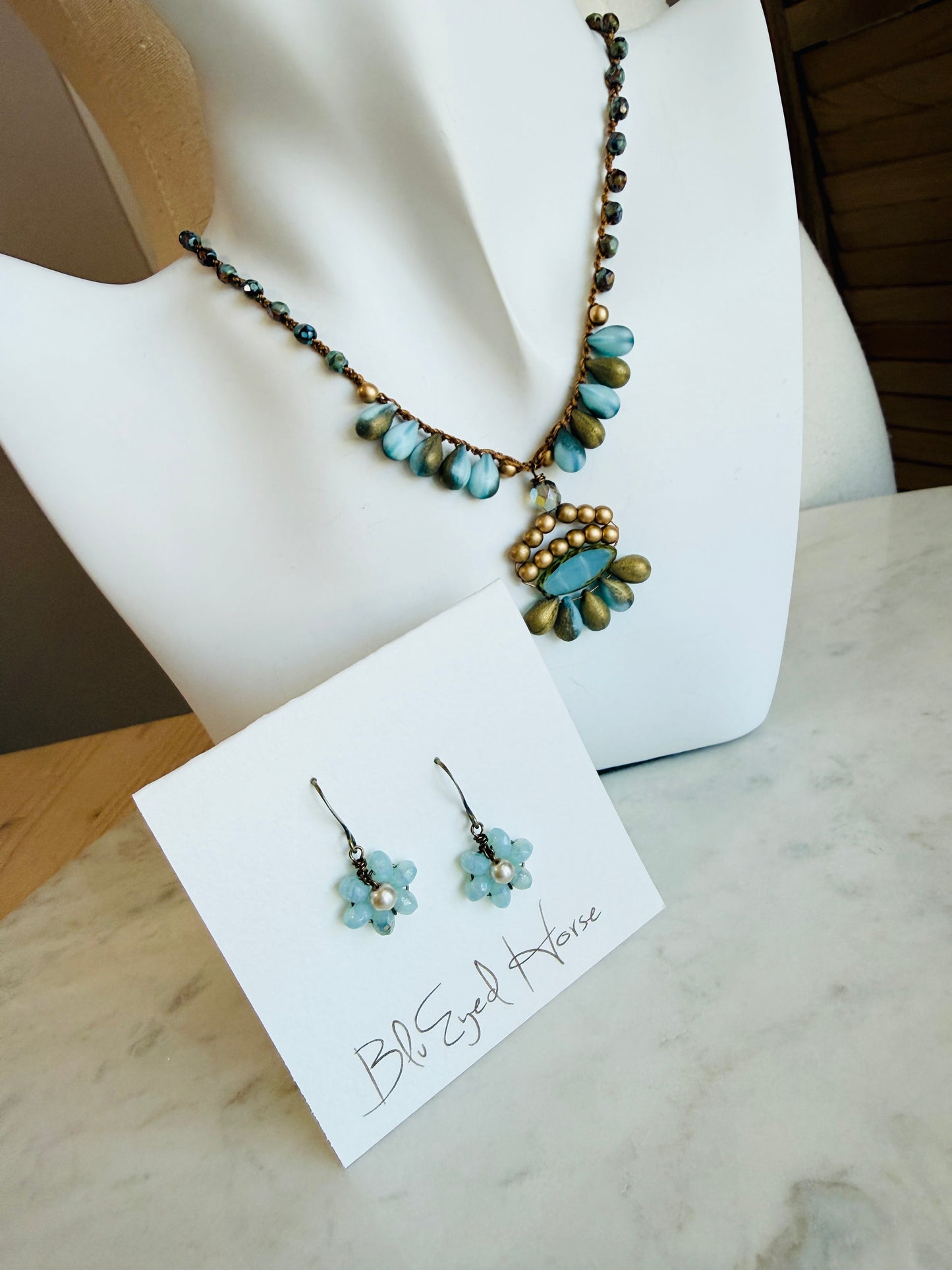Luma Earrings - Sky