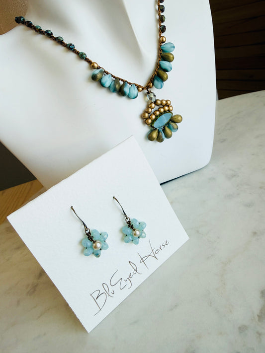 Luma Earrings - Sky
