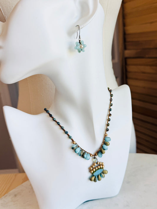 Luma Earrings - Sky