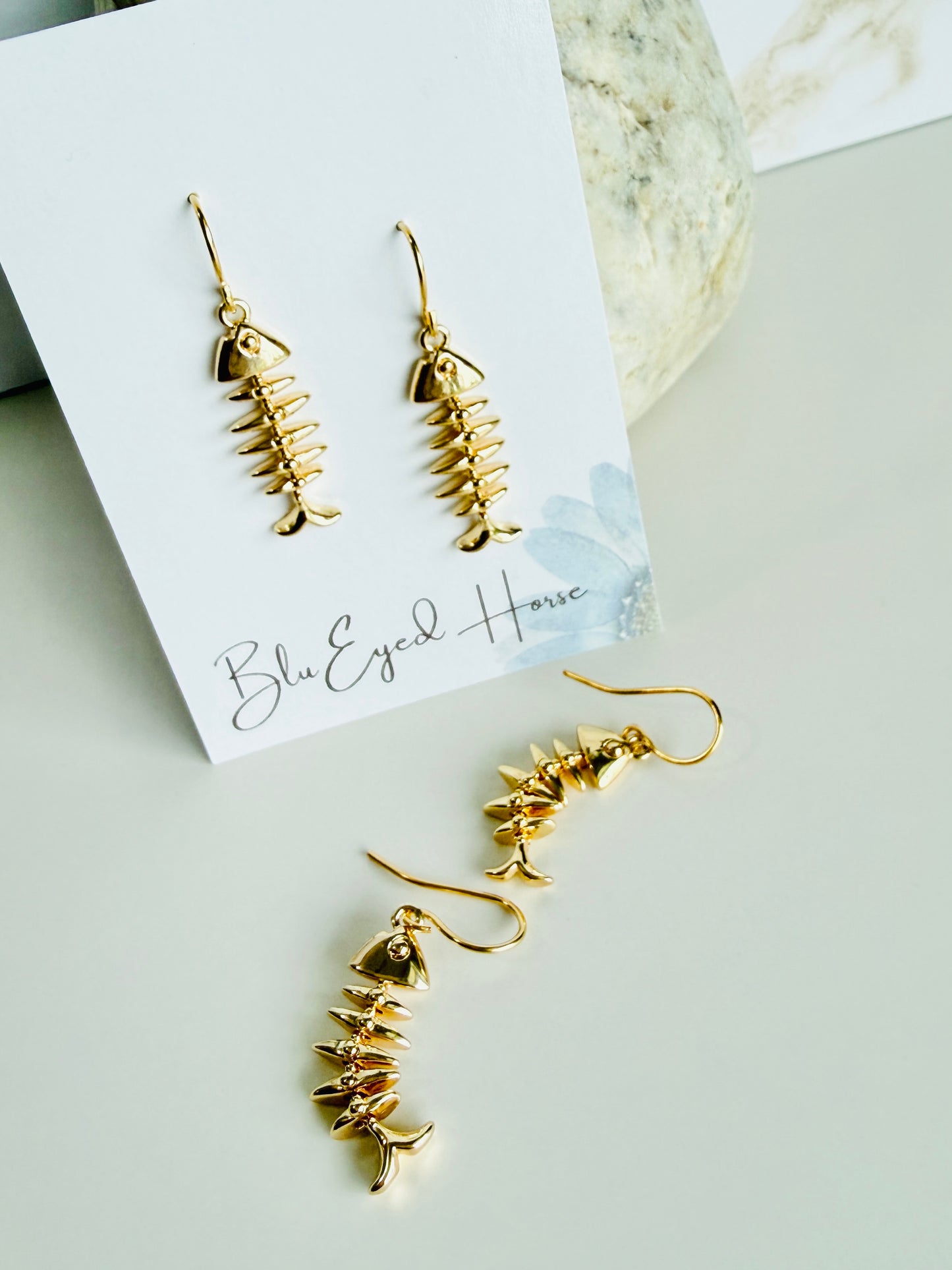 Fishbone Earrings