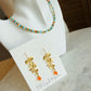Saffron Earrings